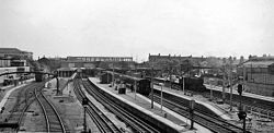 Het station op 12 mei 1961.