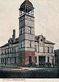 The City Hall in Ironwood, Michigan about 1905.