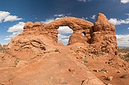 Turret Arch in Arches National Park