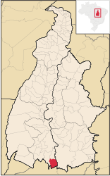 Palmeirópolis – Mappa