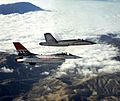 YF-16 prototype alongside its rival YF-17 Cobra