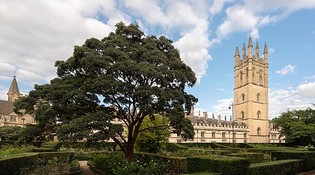 Magdalen College, University of Oxford, seen from opposite High Street.