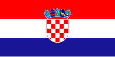 Drapeau de la Croatie