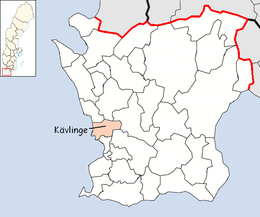 Kävlinge – Localizzazione