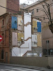 Arquitectura de Barceloneta - una escultura