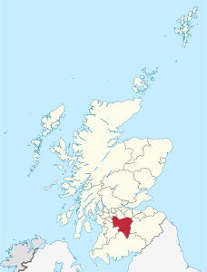 Lanarkshire Meridionale – Localizzazione