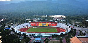 Das Stadion im Januar 2014