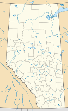 CYQF is located in Alberta