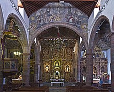 Retablo del Altar Mayor y retablos laterales.