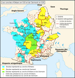 Councils of Orleans (533) and Clermont (535).