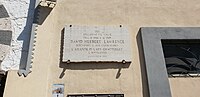 Thumbnail for File:Plaque to D. H. Lawrence, Province of Salerno - Ravello - 20200723150418.jpg