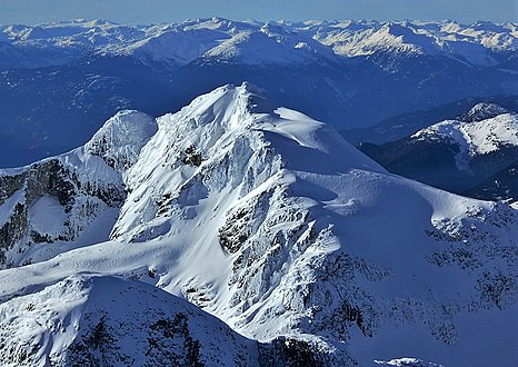 Slalok Mountain viewed from Mt. Matier