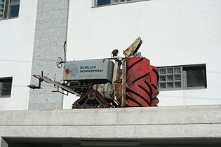 Old snow blower in Zermatt.