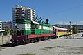 HSH train to Rrogozhinë at Vlorë station in October 2013