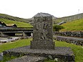 A memorial in Kvívík