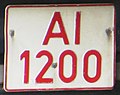 old plate