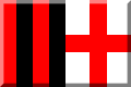 English: Red and black stripes and red and black cross