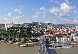 Zicht op Bratislava