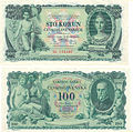 Banknote from Švabinský.