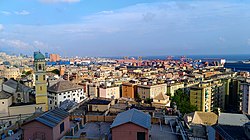 View of Cornigliano from via Col di Lana.