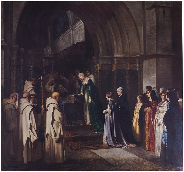 File:La reina Isabel la Católica en la Cartuja de Miraflores (Museo del Prado).jpg