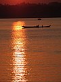 Sunset over Salween (Than Lwin) River