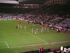 Zulte Waregem players at Newcastle, 2007 (7).JPG