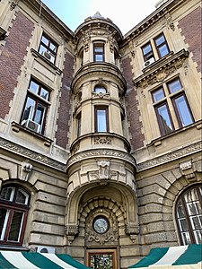 Ministerio de Agricultura y Desarrollo Rural de Rumania en el Bulevar de Carol I, Bucharest, Romania, por Louis Blanc, 1895