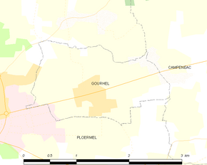 Poziția localității Gourhel