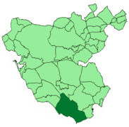 Situación del municipio de Tarifa (Cádiz). Situation of the municipality of Tarifa (Cádiz)