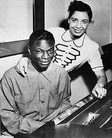 Cole with her husband Nat, 1951