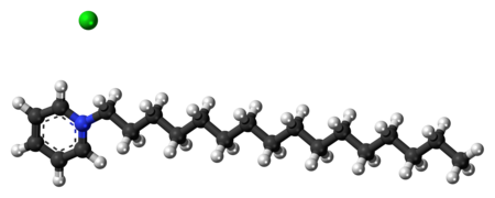 Cetylpyridinium chloride 3D ball.png