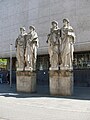 Les caryatides de l'ancienne Kunsthalle, sculptées par Wilhelm Albermann.