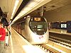 A Ma On Shan Rail train in Hong Kong