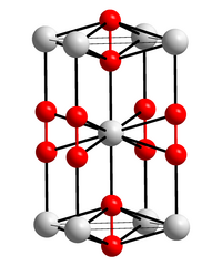 Kristallstruktur von Rubidiumhyperoxid