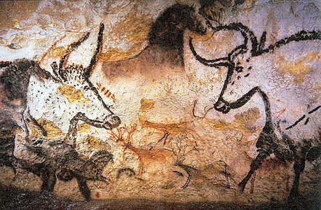 Urs en una pintura rupestre a Lascaux