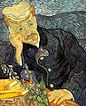 Vincent van Gogh, Portræt af doktor Gachet, (første udgave), 1890