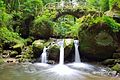 * Nomination: The Schéissendëmpel waterfall in the valley of the Ernz noire in the Mullerthal region in Luxembourg --VT98Fan 17:35, 13 August 2013 (UTC) * * Review needed