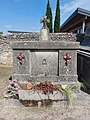 La tombe d'Albert Sarraut, située dans l'ancien cimetière.