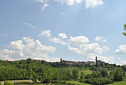 Skyline of Montechiaro d'Asti