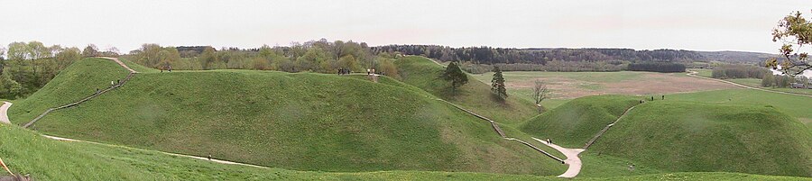 Panorama arheološkog lokaliteta Piliakalniaija