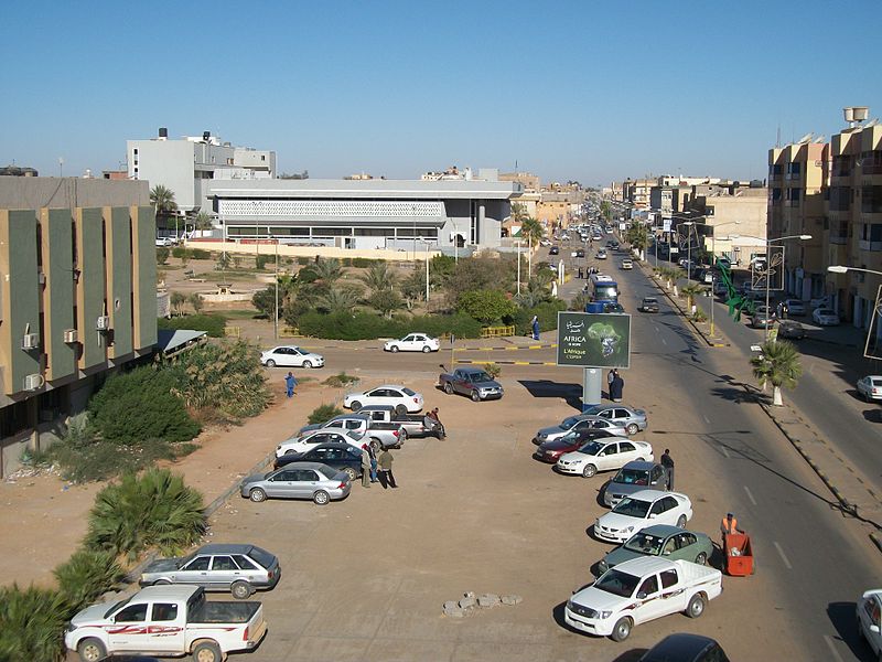 File:Sebha Bank from Kazem hotel 2010-02-08.jpg