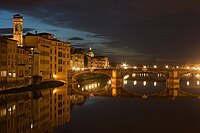 Ponte Santa Trinita with the Oltrarno district