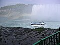 Niagara Falls and Maid of the Mist closeup