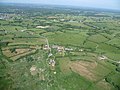 La région de Saint-Honoré-les-Bains vue d'hélicoptère 1