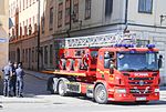 Maskinstege för smala gränder, här i Gamla stan i Stockholm.