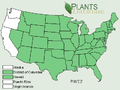 Aire de répartition aux États-Unis