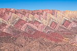 Thumbnail for File:Serranía de Hornocal up close near Humahuaca.jpg