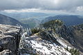 Bild von der Bodenschneid auf den Tegernsee im Frühling während einer kurzen Winterrückkehr