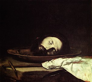 Tête de saint Jean-Baptiste, 1646, musée Filangieri, Naples